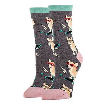 Women's Crew Socks -Corgi Boi