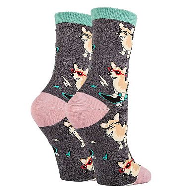Women's Crew Socks -Corgi Boi