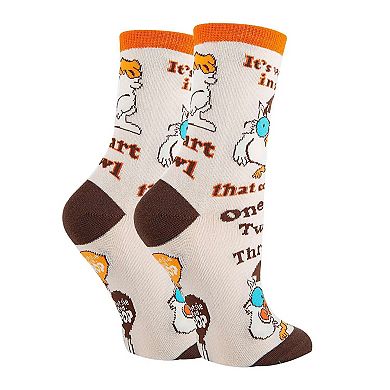 Women's Crew Socks -Smart Owl