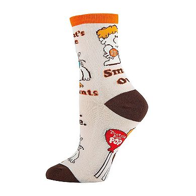 Women's Crew Socks -Smart Owl