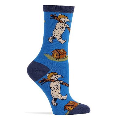 Women's Crew Socks -Polar Bear