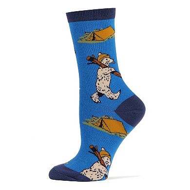 Women's Crew Socks -Polar Bear