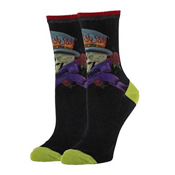 Women's Crew Socks -Poison