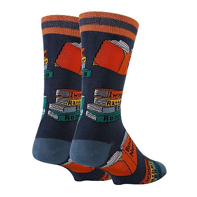 Men's Crew Socks -I'm Reading