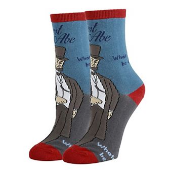 Women's Crew Socks -Honest Abe