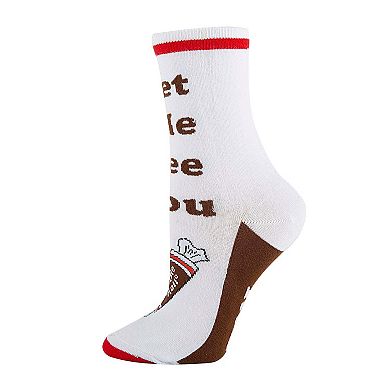 Women's Crew Socks -Let Me See U Tootsie