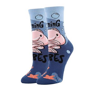 Women's Crew Socks -Morning Blob Vibes
