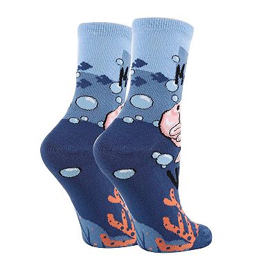Women's Crew Socks -Morning Blob Vibes