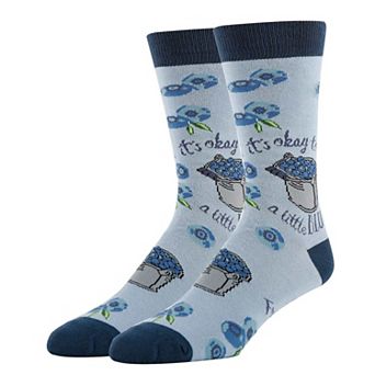 Men's Crew Socks -A Little Blue