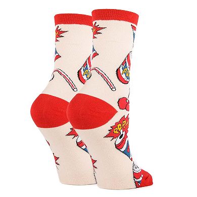 Women's Crew Socks -Cherry Pop