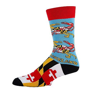 Men's Crew Socks -Maryland