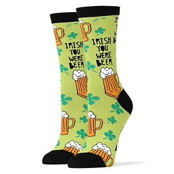 Women's Crew Socks -Irish Beer