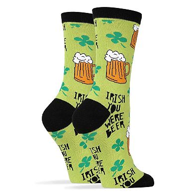 Women's Crew Socks -Irish Beer