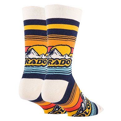 Men's Crew Socks -Colorado