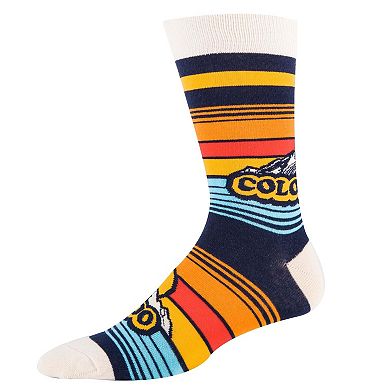 Men's Crew Socks -Colorado