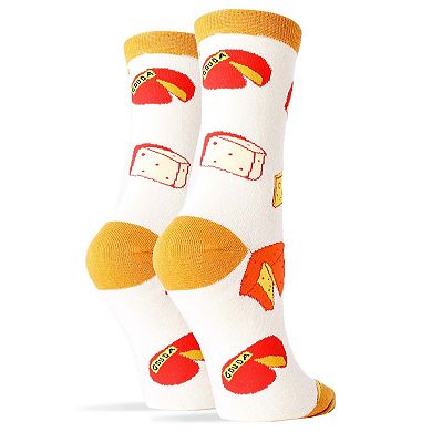 Women's Crew Socks -Make That Cheddar