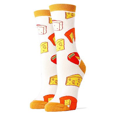 Women's Crew Socks -Make That Cheddar
