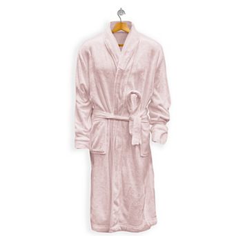 Elegant Comfort Women Shawl Collar Velvet Fleece Long Bathrobe