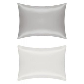 Silk Pillowcase for Skin Set of 2 with Envelope Closure, Queen (20"x30")