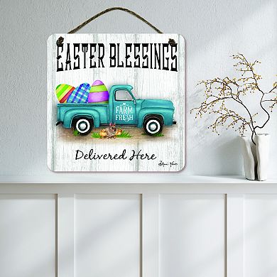 COURTSIDE MARKET Easter Blessings II 15-in. Sign Wall Decor