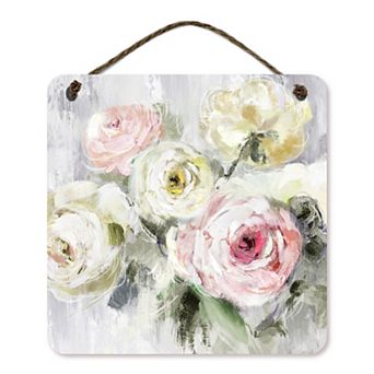 COURTSIDE MARKET Floral Design Sign Wall Decor