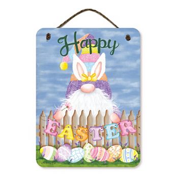 COURTSIDE MARKET Happy Gnome Sign Wall Decor