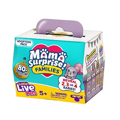 Little Live Pets Mama Surprise Families 2-3-4 Babies Adoption Pack