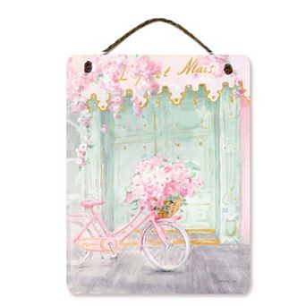 COURTSIDE MARKET Pastel Paris I Sign Wall Decor