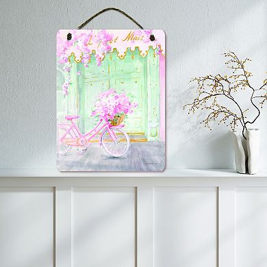 COURTSIDE MARKET Pastel Paris I Sign Wall Decor