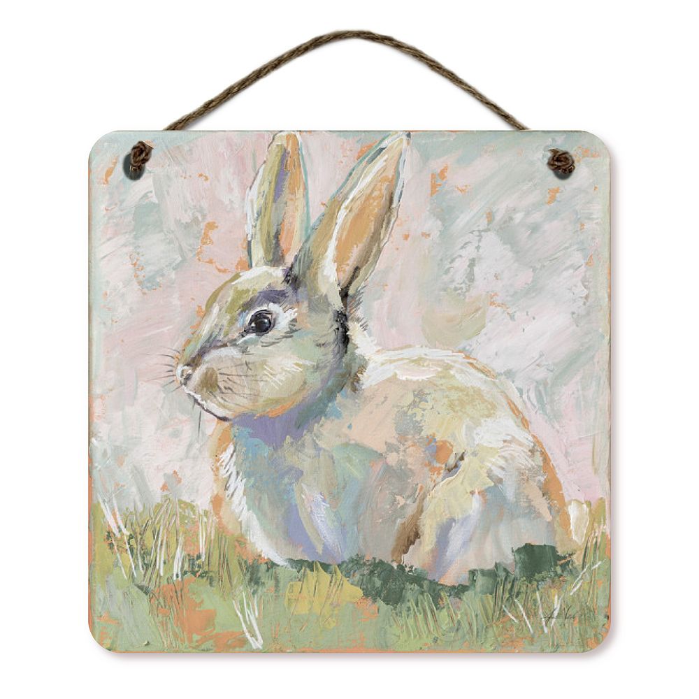 COURTSIDE MARKET Rabbit 15-in. Sign Wall Decor