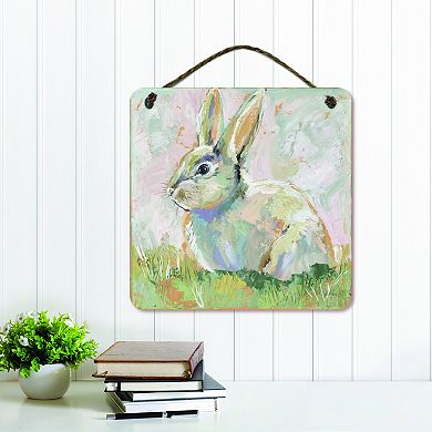 COURTSIDE MARKET Rabbit 15-in. Sign Wall Decor