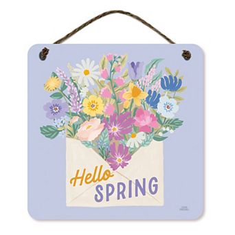 COURTSIDE MARKET Spring Meadow VII Sign Wall Decor