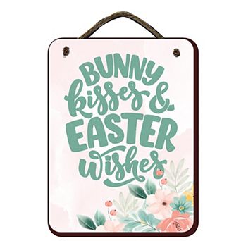 COURTSIDE MARKET Easter Wishes Sign Wall Decor