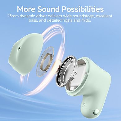 Edifier X1 Lite True Wireless Earbuds, Bluetooth 5.4 Earphones with 26 Hours Playtime