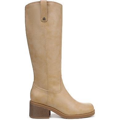 Dr. Scholl's Joplin Women's Faux Leather Knee-High Block Heel Riding Boots