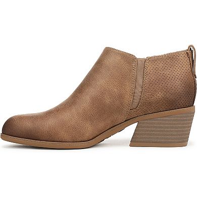 Dr. Scholl's Lainey Women's Faux Leather Short Boots with Block Heel