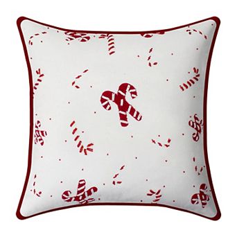 St. Nicholas Square® Candy Cane Toss Decorative Pillow
