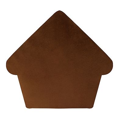 St. Nicholas Square Gingerbread House Decorative Pillow