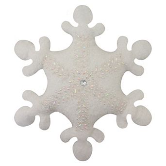 St. Nicholas Square® Snowflake Shaped Decorative Pillow