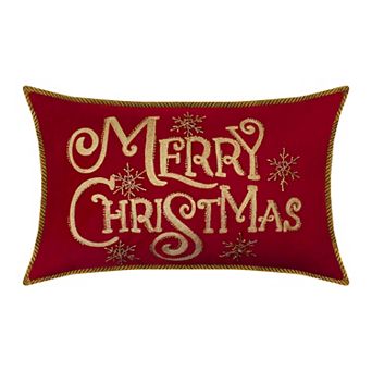 St. Nicholas Square® Merry Christmas Decorative Pillow