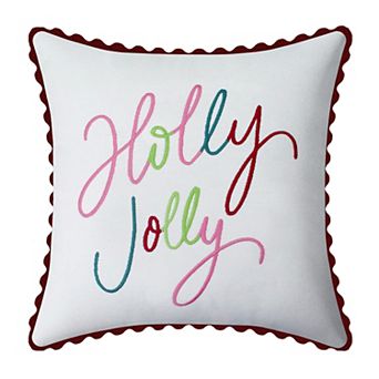 St. Nicholas Square® Holly Jolly Decorative Pillow