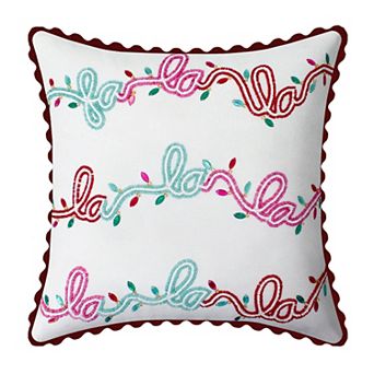 St. Nicholas Square® Fa La La Lights Decorative Pillow