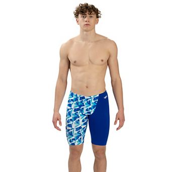 Men's Little Dolfin Chlorine-Resistant Jammer Swim Bottoms in Wrapped Up Print