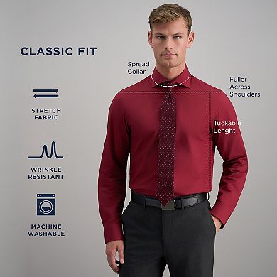 Men's Haggar® Premium Comfort Slim Fit Dress Shirt