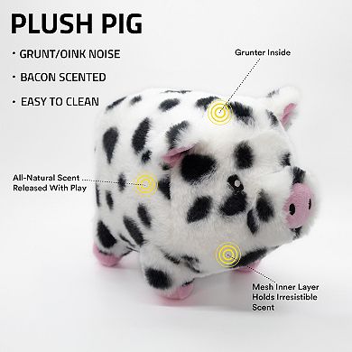 Playology Plush Large Pig Pork Sausage Pet Toy