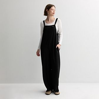 Juniors' Live To Be Spoiled Glitter Jumpsuit & Long Sleeve Tee Set