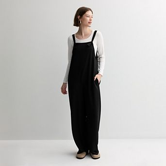 Juniors' Live To Be Spoiled Glitter Jumpsuit & Long Sleeve Tee Set