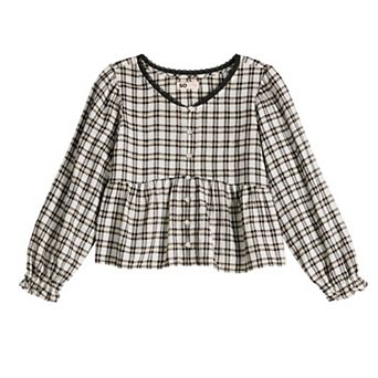 Girls 6-20 SO® Tie Lace Top