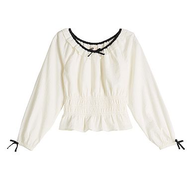 Girls 6-20 SO® Tie Lace Top in Regular & Plus Size
