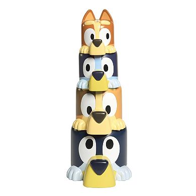 Bluey 4-pc. Family Bath Stacking Cup Toy Pourers
